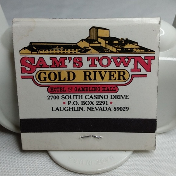 Vintage Sam's Town Gold River Laughlin Matchbook - Picture 2 of 5